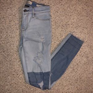 Pacsun, Light/Medium Washed Ripped Jegging